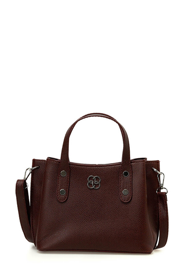 NTRL PRM CKGZ EL 4PR Bordo Kadın El Çantası