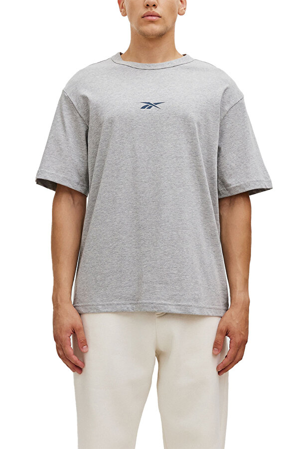 Reebok No Matter The Test Gfx Ss Серый 014 Мужчина Футболка