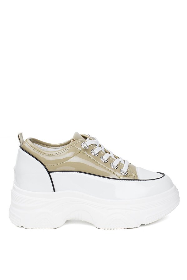 24K372 Kadın Klasik Sneaker Beyaz