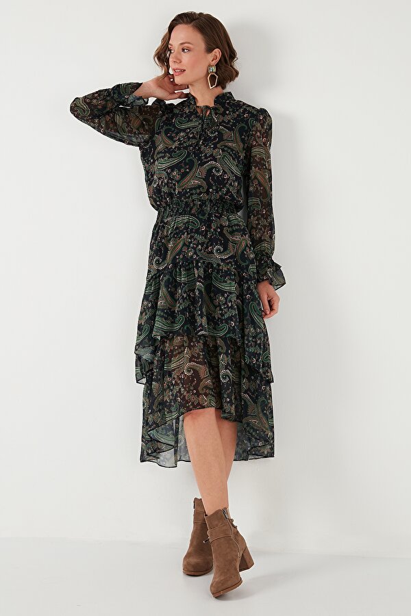 Bayan Elbise 611EL1448 YEŞİL