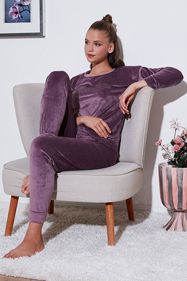 Bayan Pijama Takımı 6094202 LİLA