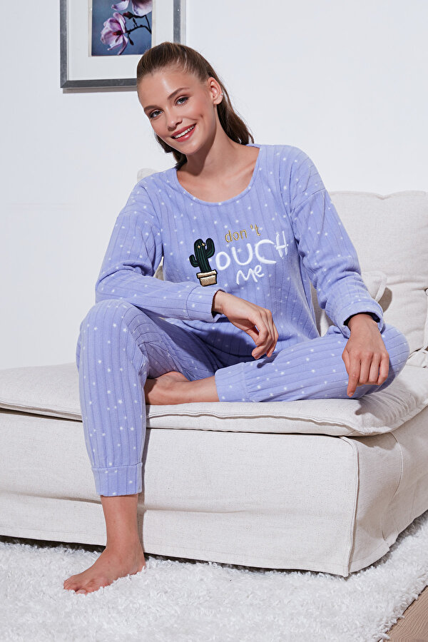 Bayan Pijama Takımı 6093735 LİLA