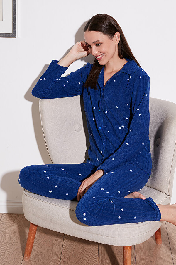 Bayan Pijama Takımı 6571009W4 LACİVERT