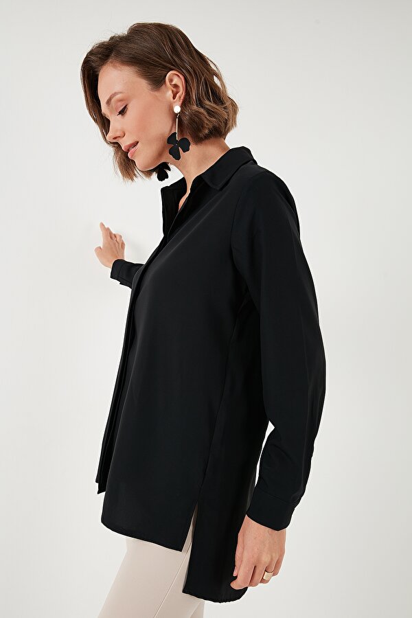 Bayan Gömlek 611GO020 SİYAH