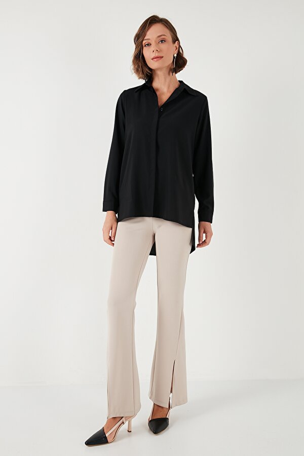 Bayan Gömlek 611GO020 SİYAH