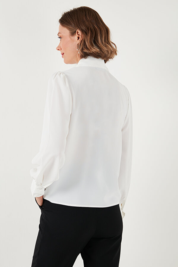 Bayan Gömlek 611GO0202 EKRU