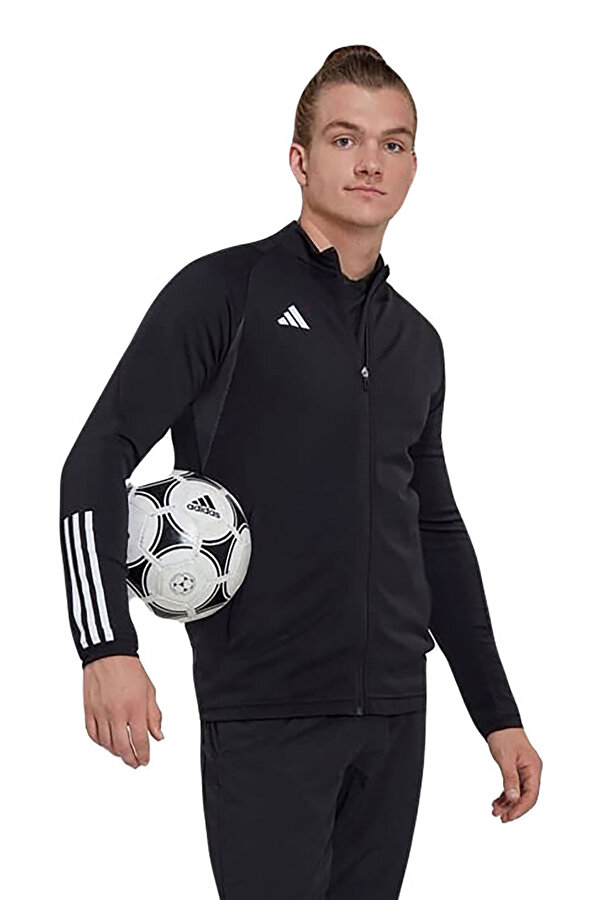 adidas Tiro23 C Tr Jkt Черный Мужчина Толстовка На Молнии