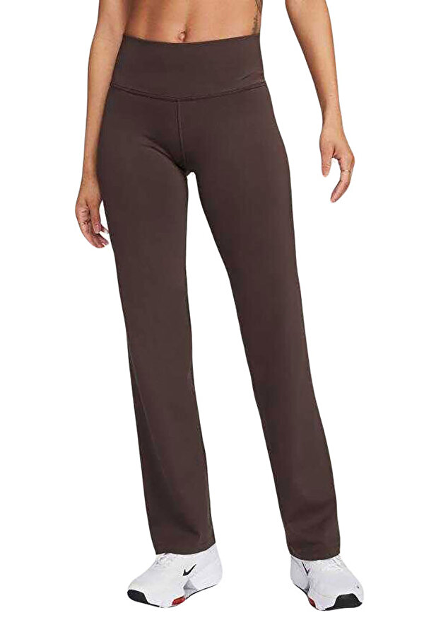 W NK DF PWR CLASSIC PANT BROWN Woman 063