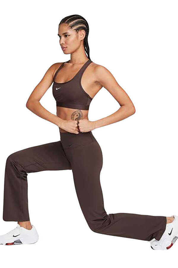 W NK DF PWR CLASSIC PANT BROWN Woman 063