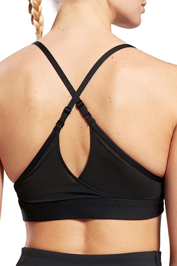 Clothing Reebok Lux Strappy Sports Bra Черный