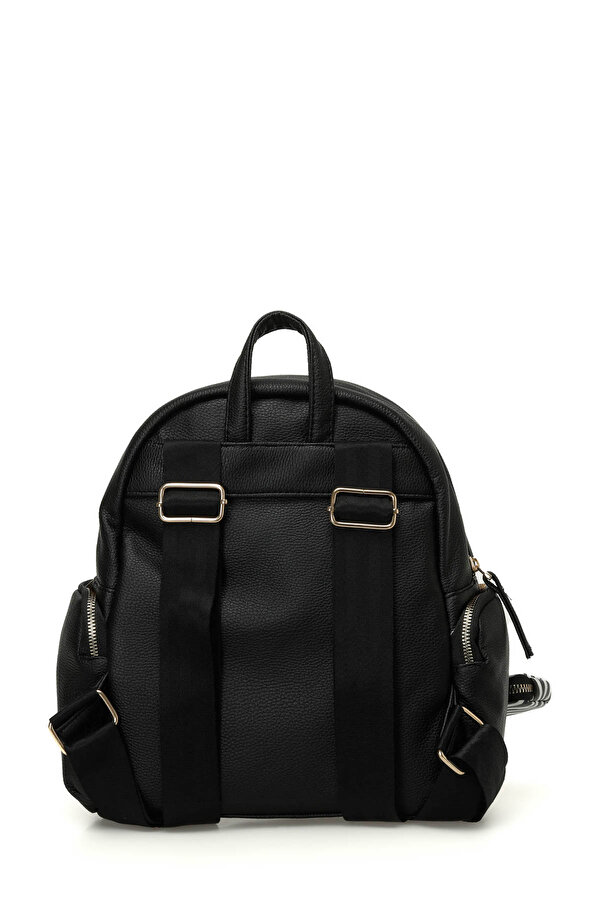 NTRL BZKLU SRT 4PR Siyah Kadın Sırt Çantası