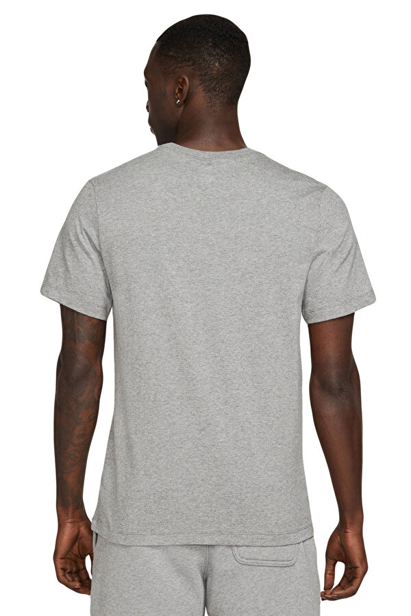 M J JUMPMAN EMB SS CREW GRAY Man 054