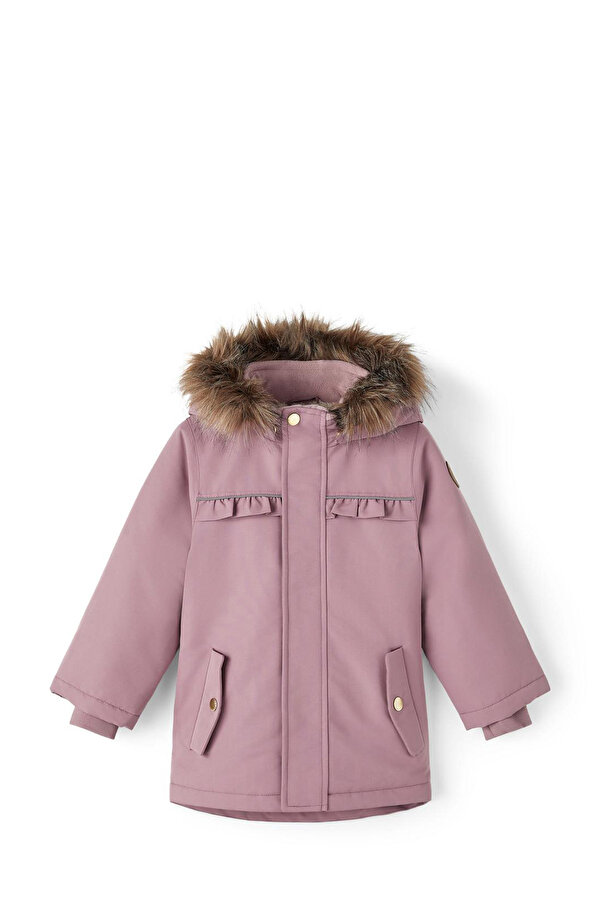 NMFSNOW05 JACKET SOLID Pembe Kız Çocuk Mont