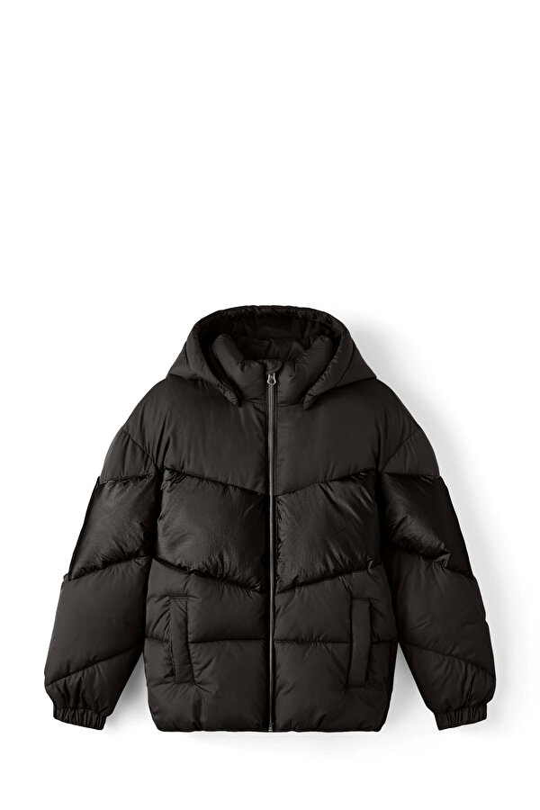 NKFMILLE PUFFER JACKET BL Siyah Kız Çocuk Mont