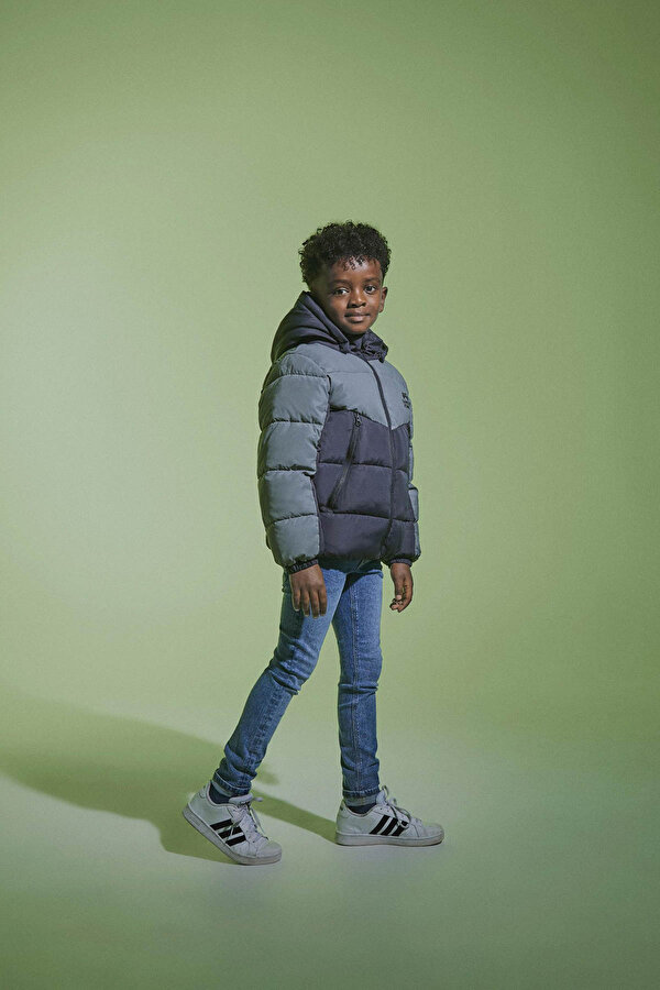 NKMMARCUS PUFFER JACKET Siyah Erkek Çocuk Mont