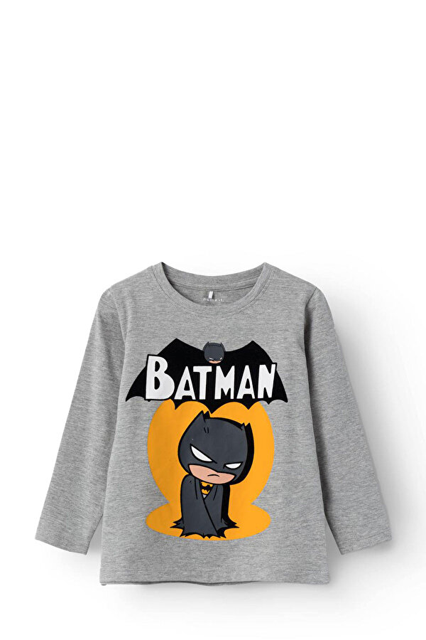 NMMSKYLAR SUPERFRIENDS Gri Erkek Çocuk Kısa Kol T-Shirt