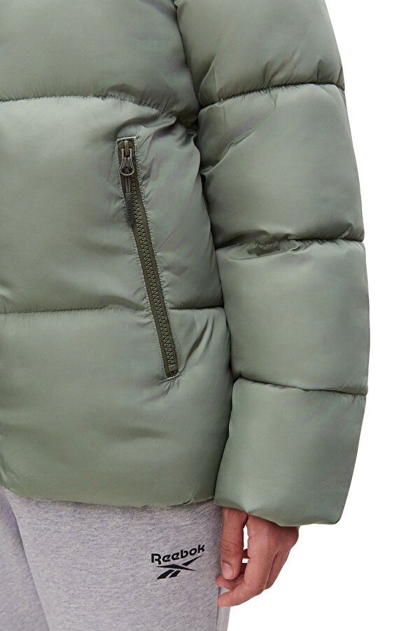 Clothing Reebok Ladies Woven  Short Puffe Хаки 002