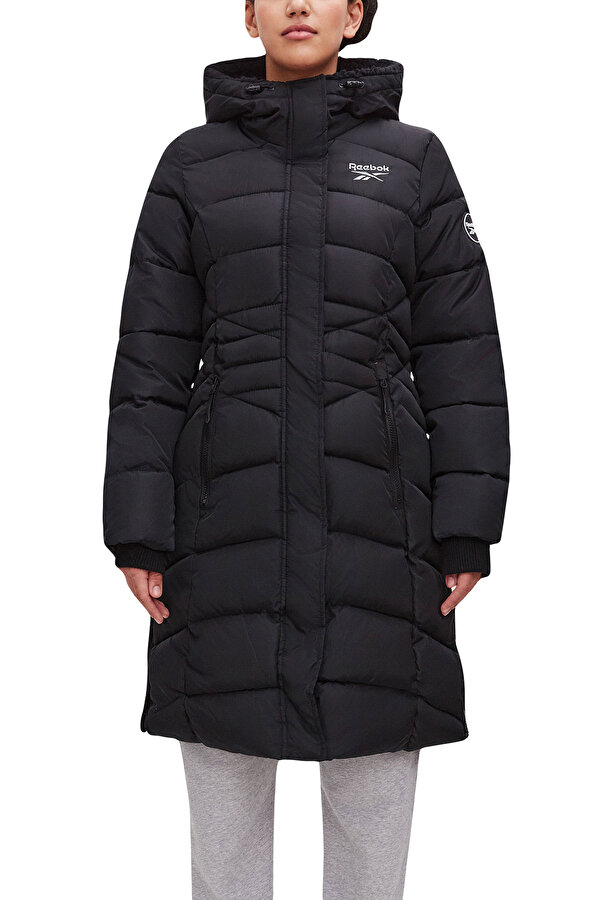 Clothing Reebok Ladies Woven Long Puffer Черный