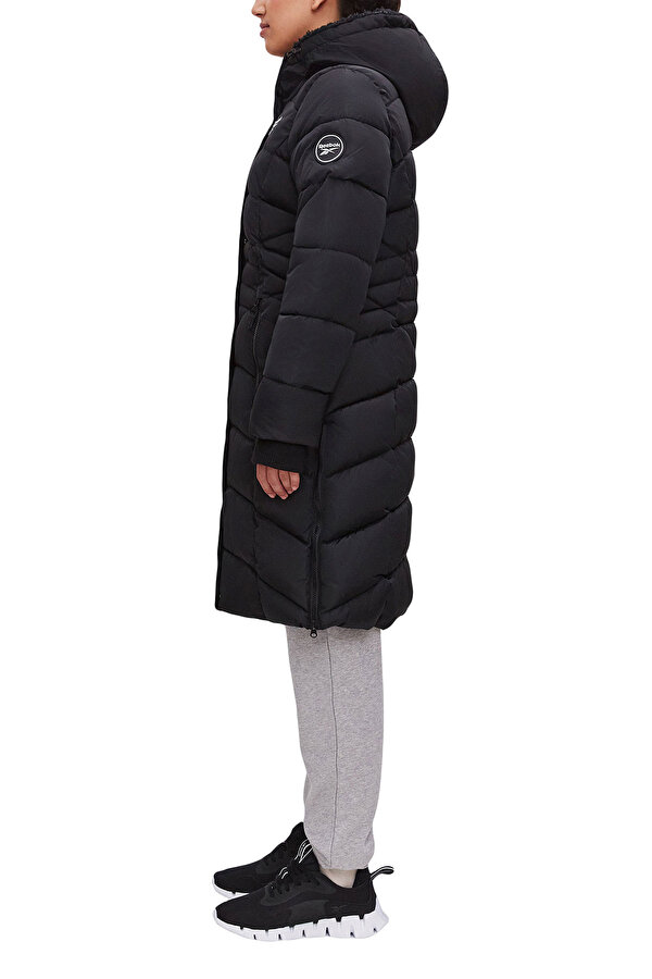 Clothing Reebok Ladies Woven Long Puffer Черный