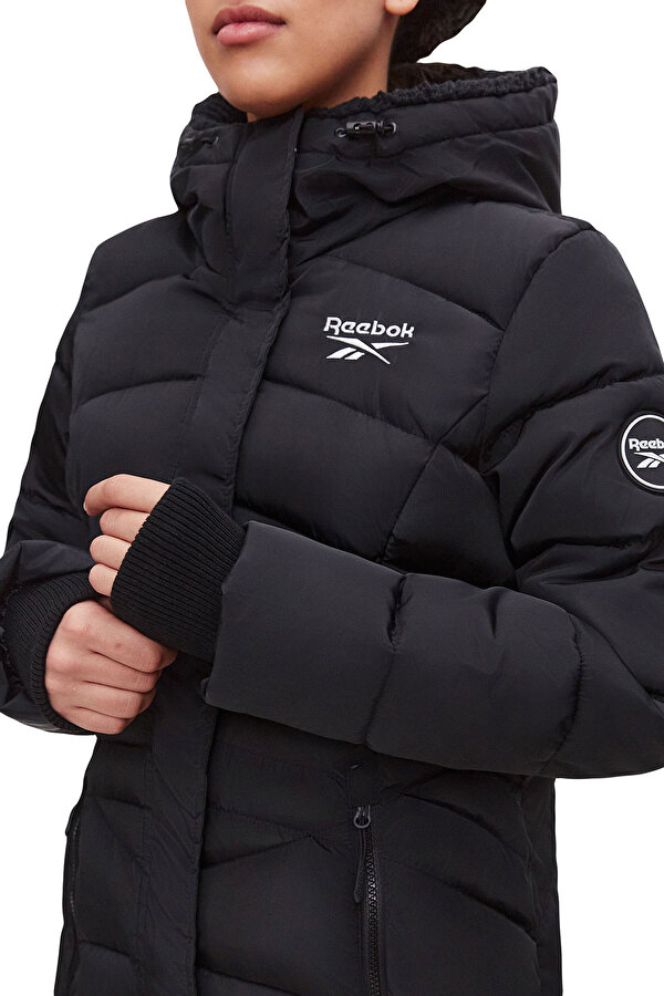 Clothing Reebok Ladies Woven Long Puffer Черный