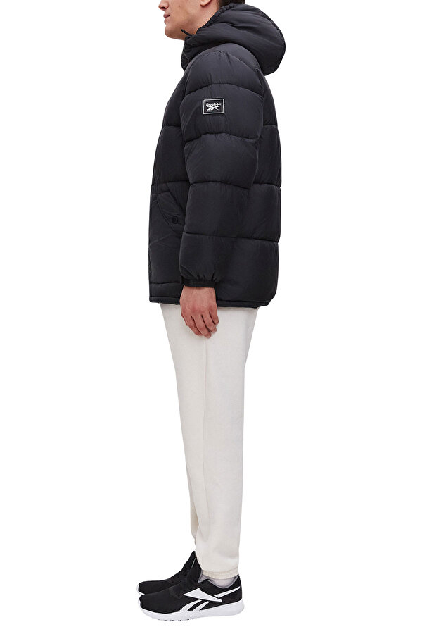 Reebok Men Woven Puffer Jacket Черный Мужчина Куртка