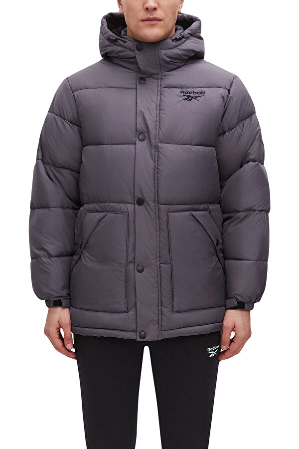 Clothing Reebok Men Woven Puffer Jacket Серый