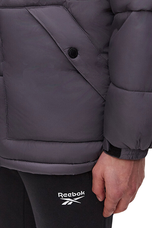 Clothing Reebok Men Woven Puffer Jacket Серый