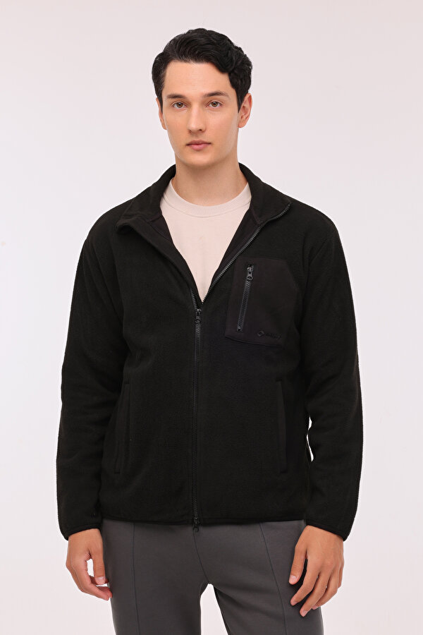 M-NIEVE TEDDY JACKET 4PR Siyah Erkek Mont