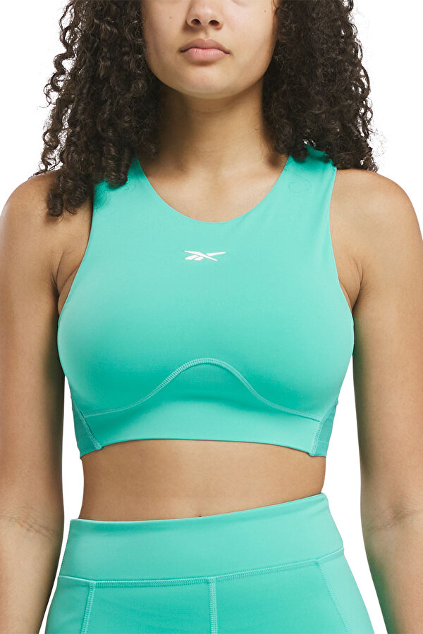 Clothing Reebok Lux Contour Crop Бирюзовый 006