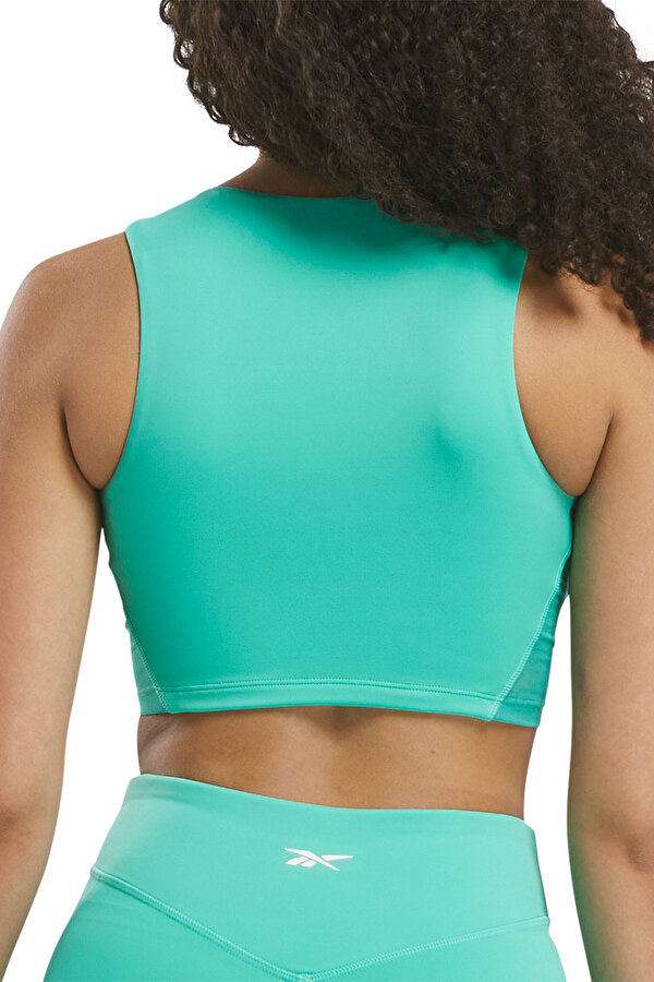 Clothing Reebok Lux Contour Crop Бирюзовый 006