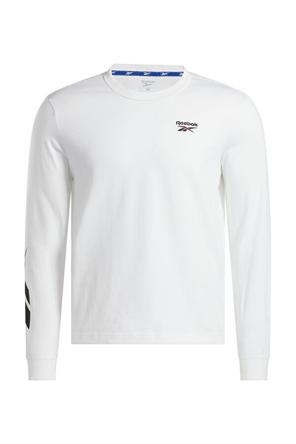 Clothing Reebok Ri Cross Check Ls Tee Белый