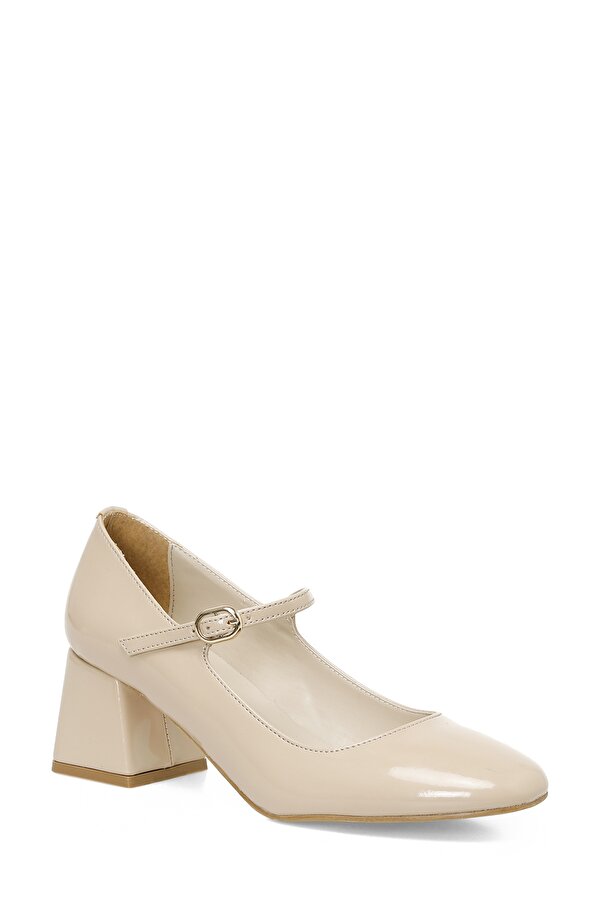 24S-400 5FX Bej Kadın Topuklu Ayakkabı