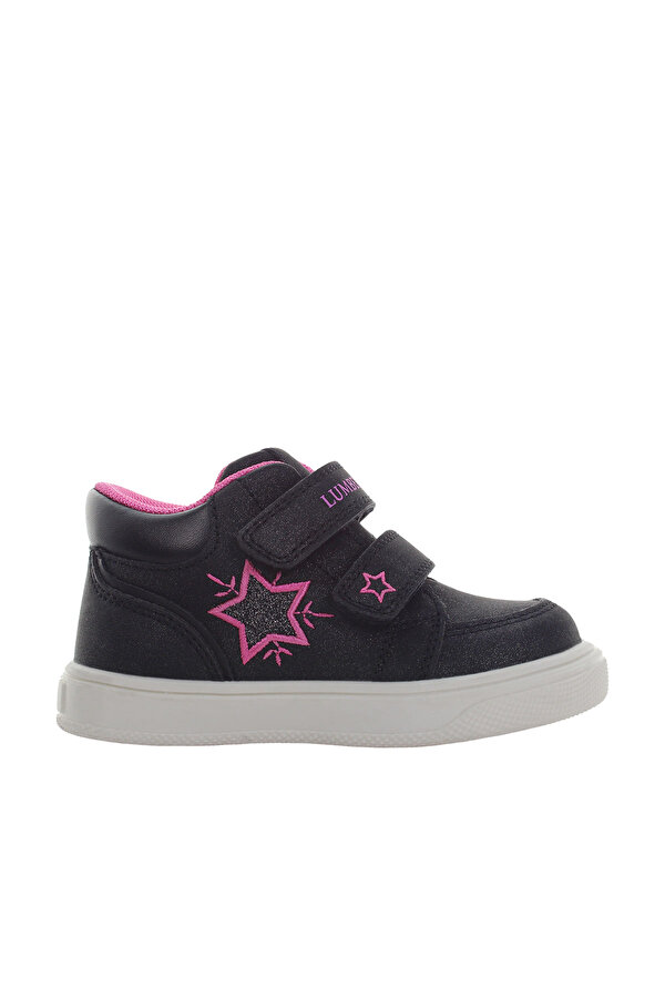 HIGH CUT SNEAKER 2 VELCRO BLACK Girl 782