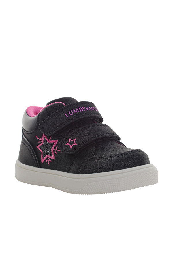 HIGH CUT SNEAKER 2 VELCRO BLACK Girl 782