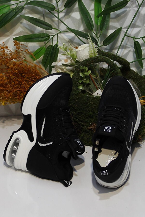 Guja 24K300-1 Siyah Orijinal Ürün Kalın Taban Sneaker Kadın Ayakkabı