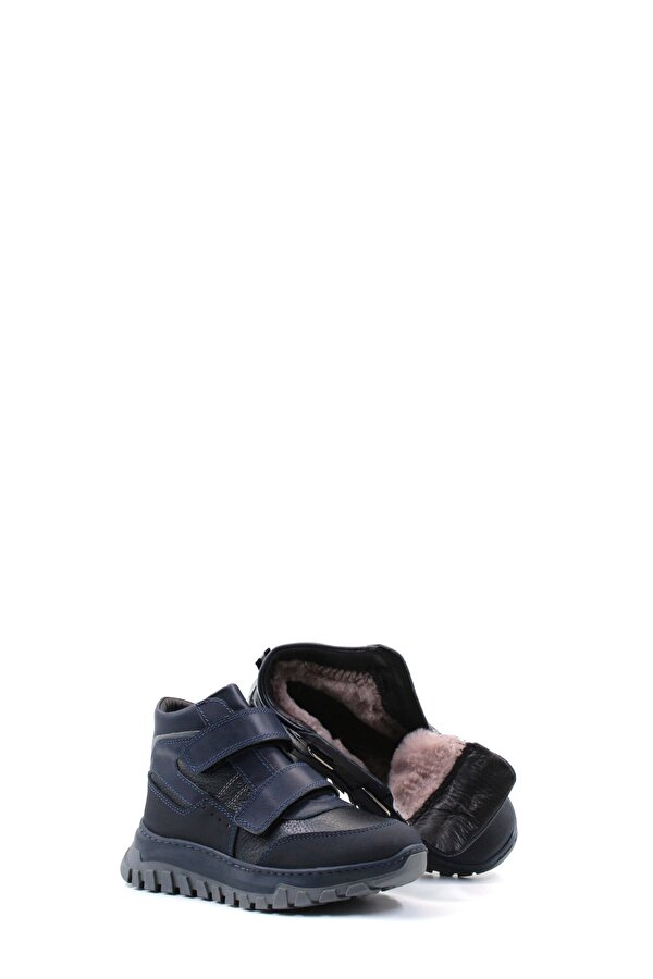 Hakiki Deri Kürklü Unisex Çocuk Klasik Bot 612KFA1586-2