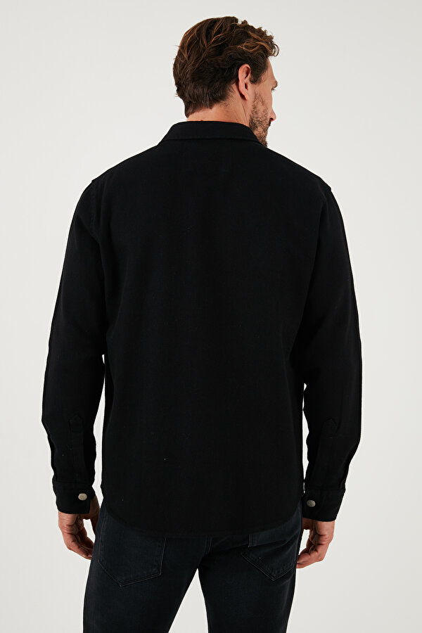 Erkek Gömlek CF25W129140 SİYAH