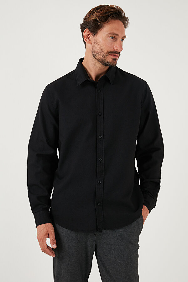 Erkek Gömlek CF25W128861 SİYAH
