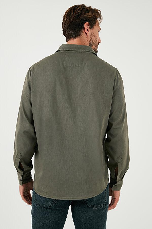 Erkek Gömlek CF25W128858 HAKİ