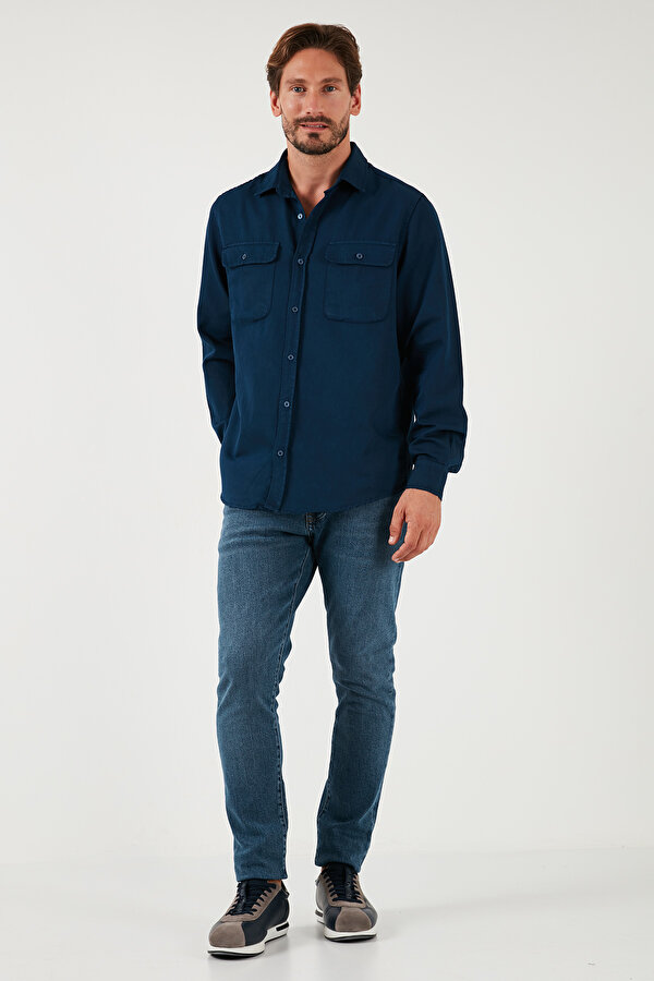 Erkek Gömlek CF25W128858 İNDİGO