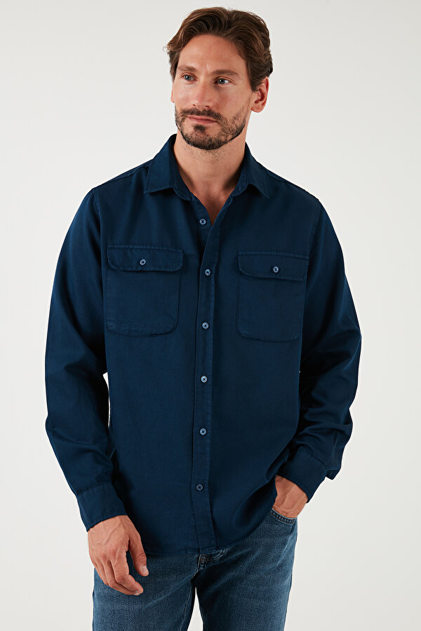 Erkek Gömlek CF25W128858 İNDİGO