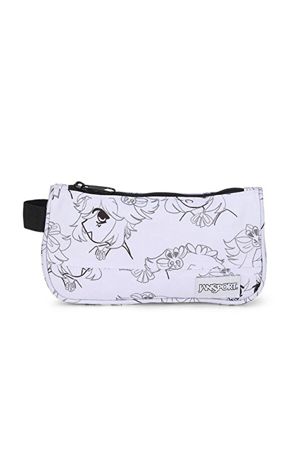 Medium Accessory Pouch Unisex Kalem Çantası Beyaz