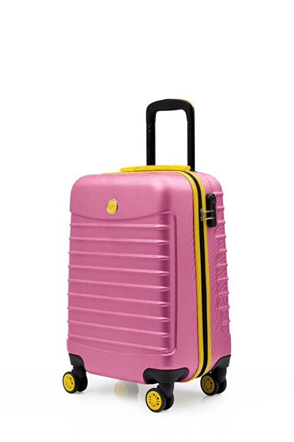Kabin Boy Valiz 4x2 Teker Pembe 1168