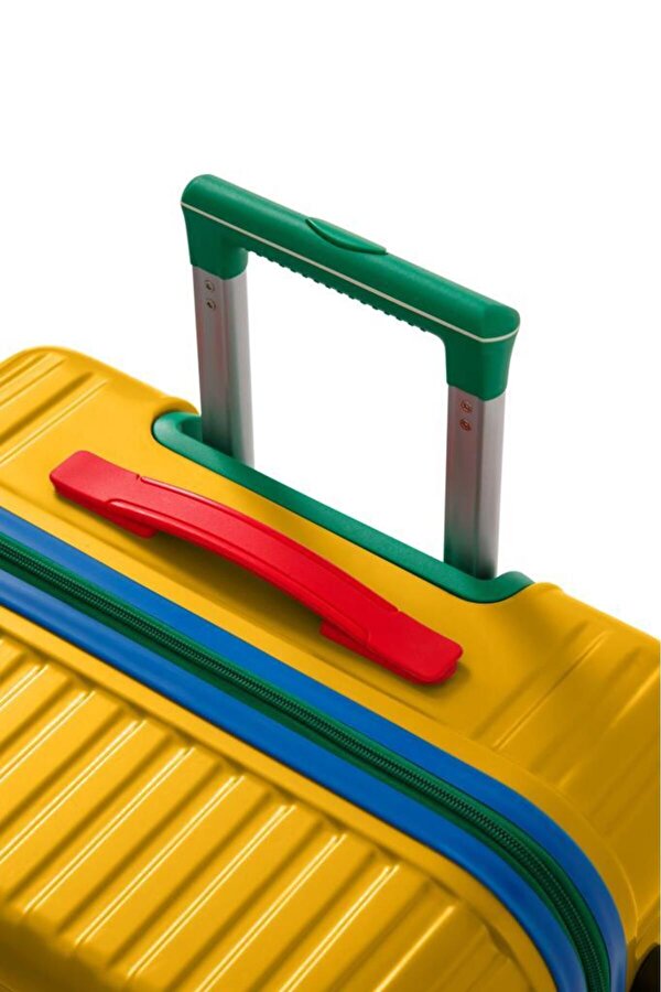 Kabin Boy %100 Polikarbon Valiz 4x2 Teker Sarı 1088