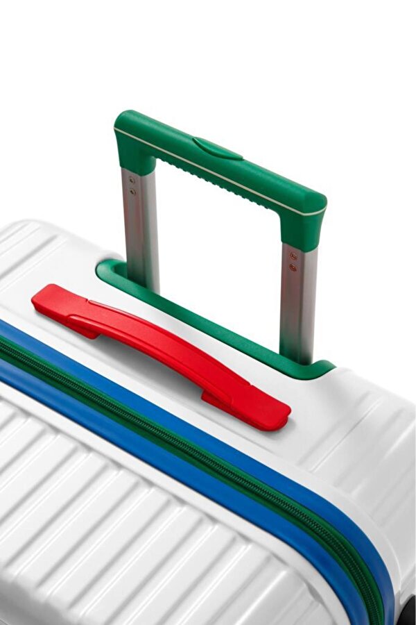 Kabin Boy %100 Polikarbon Valiz 4x2 Teker Beyaz 1088