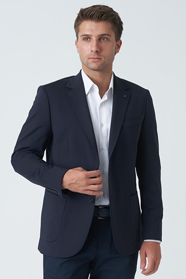 Belfast C4010 Slim Fit 6 Drop Ceket Laci