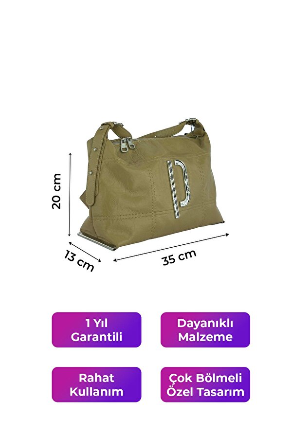 Çapraz Askılı Kadın Çanta Haki 26552