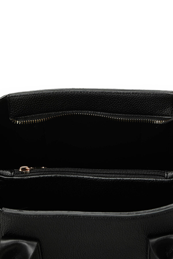 NTRL BZKLU KL 4PR Siyah Kadın Kol Çantası