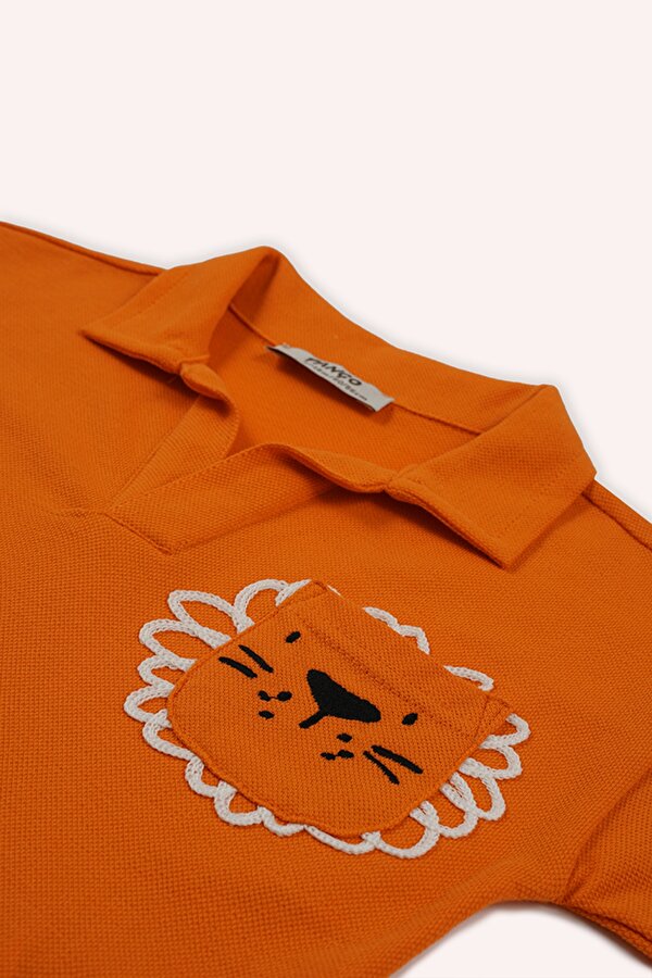 Erkek Çocuk  Yakalı Pike T-Shirt