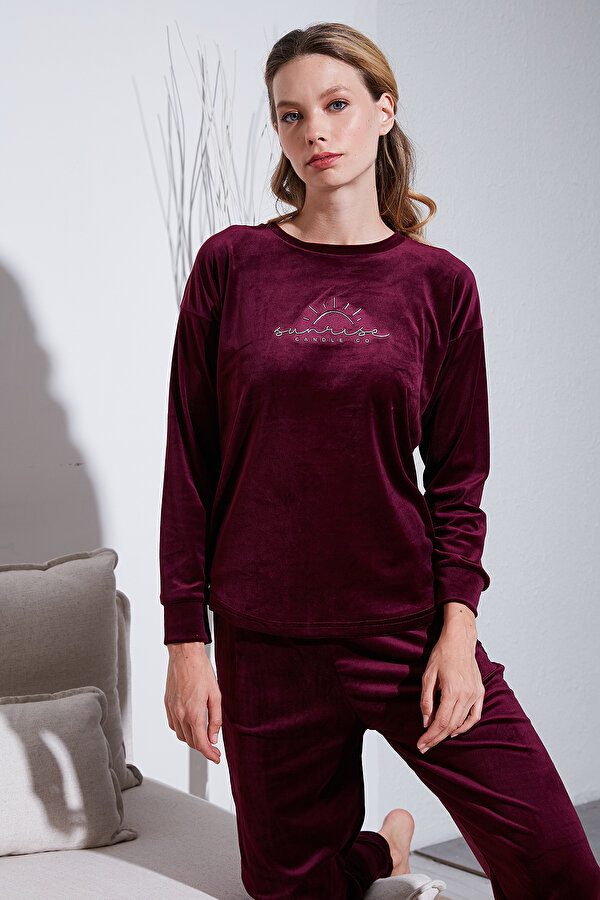 Bayan Pijama Takımı 6094201 MOR